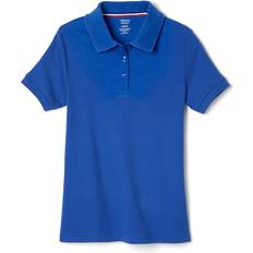 XXL Polo Shirts French Toast Girls' Big Short Sleeve Polo Shirt - Royal