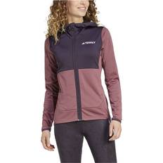 Violett Oberbekleidung Adidas TERREX XPERIOR LIGHT HOODED FLEECEJACKE