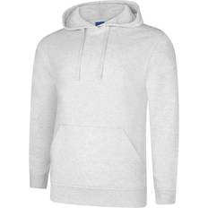 Clothing Uneek UC509 Deluxe Hooded Sweatshirt XS, COLOUR: Ash