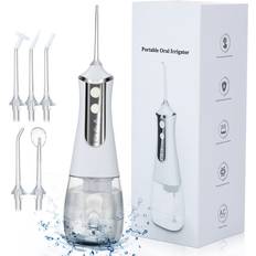 Electric Toothbrushes & Irrigators Maxpower White Powerful Oral Irrigator for Teeth Electric Portable Dental Water Flosser