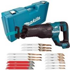 Makita Reciprocating Saws Makita DJR187Z 18v lxt Brushless Reciprocating Sabre Saw Bare Unit Case Blades