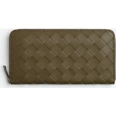 Bottega Veneta Intrecciato Zip Around Wallet