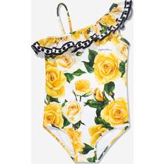 Sleeveless Bathing Suits Dolce & Gabbana Intero Woman Beachwear Print 8 Years