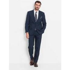 Men - W38 Suits Bonprix Men's Piece Business Suit Jacket & Pants Dark Blue