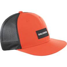 Salomon Men Caps Salomon Trucker Flat Cap Orange,Black L-XL Man