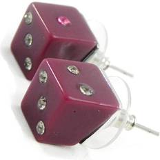 Purple Earrings Noa [I2142] Designer earrings 'Sissi' purple