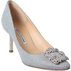 Suede Heels & Pumps Manolo Blahnik Manolo Blahnik Hangisi Glitter Pump