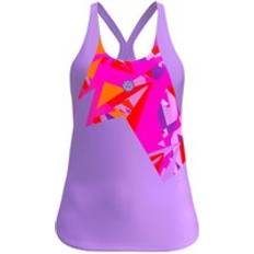 Rosa Tanktops Bidi Badu Spike Tank-top Damen Lila lila