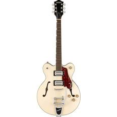 Laurel Electric Guitar Gretsch G2622T Streamliner Center Block DoubleCut with Bigsby, BroadTron Pickups, Vintage White Electric Guitar