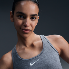 Clothing Nike Women's Swoosh Support Padded Sports Bra in Grey, DX6821-086