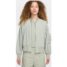 Jackets Nike Women's Sportswear Essential Oversized Bomber Jacket in Green, FN2839-370