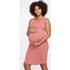 Pink - Sportswear Garment Dresses NIKE Women's Dri-FIT Slim-Fit Knit Dress Maternity in Pink, FN2877-634