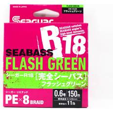Seaguar R18 Kanzen Seabass 150m Flash Green 0.6Gou 0.128mm