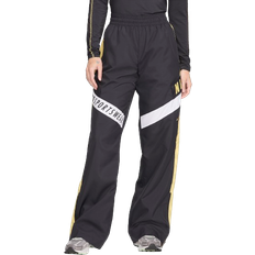 Donna - XL Pantaloni Nike Women's Sportswear High Waisted Pants - Dark Smoke Grey/Saturn Gold/White