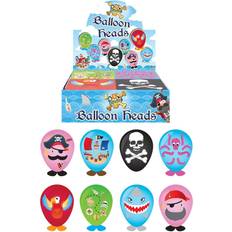 Henbrandt Latex Balloons Pirate Heads 8-pack