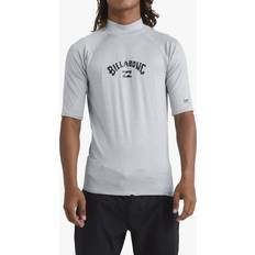 Rash Guards & Base Layers Billabong Arch Wave Elbow Sleeve UPF Surf T-Shirt, Alloy