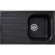 Kitchen Sinks Liquida Liquida dk5bl 1.0 bowl composite reversible inset