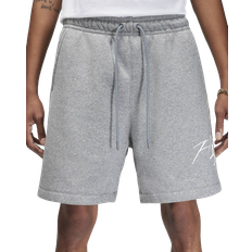 Nike Men's Jordan Brooklyn Fleece Shorts - Carbon Heather/White