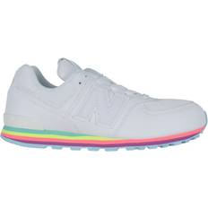New Balance Sko 574 Hvid/Team Sky Blue Sko