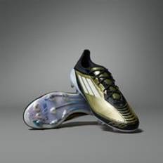 adidas F50 Elite Messi Firm Ground støvler Gold Metallic Cloud White Core Black