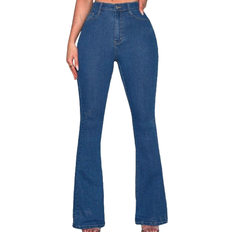 Shein SXY Slim Fit Flared Denim Jeans