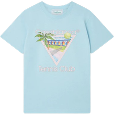 Casablanca Tennis Club Icon T-shirt - Pale Blue