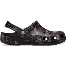 Herre - Slip-on Tresko Crocs Classic Ditsy Floral Clog - Black