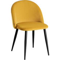 Muebles Sklum Kana Mustard/Black Kitchen Chair 78cm