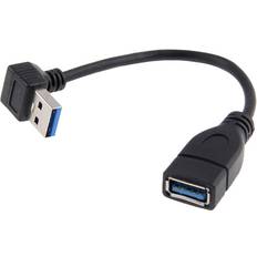 Nordic USB3-103 5Gbps USB A 3.1 - USB A 3.0 Angled Adapter M-F