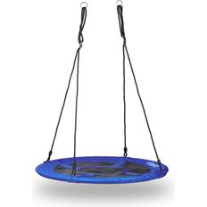 Relaxdays Round Nest Swing 145x100cm