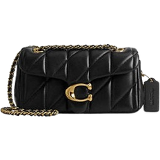 Coach Tabby Shoulder Bag 20 With Pillow Quilting - Brass/Black
