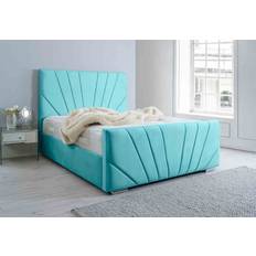 Double Beds - Turquoise Bed Frames Eleganza Marco Superking 188x220cm