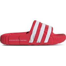 Herren - Rot Slides Adidas Adilette 22 - Better Scarlet/Cloud White