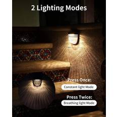 Sensor Lights for Outside, Solar Lights Garden, Solar Garden Fence