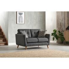 Oak Furnitureland Sofas Oak Furnitureland Charcoal 2 Sofa