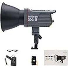 Aputure Amaran 200x S Bi-Color LED-videoljus, uppgradering från Amaran 200x, COB 200x-S/200xS Bi-Color Point-Source LED 200W 2700-6500K 45400 Lux @ 1m