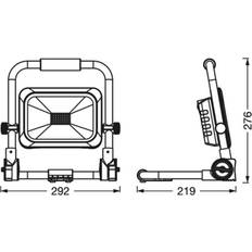 LED Floodlight Worklight Battery 30 W