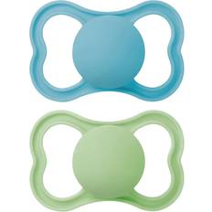Mam Air Napp Silicone 16-36 mån 2-pack Blå