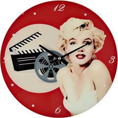 Hometime and Co Marilyn Glass Wall Clock
