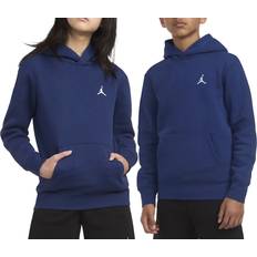 Nike Big Kid's Jordan MJ Brooklyn Fleece Pullover Hoodie - Midnight Navy (95D232-U90)