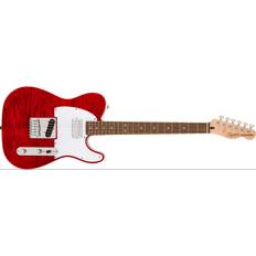 Squier Affinity Series Telecaster FMT SH, Crimson Red Trans Electric Guitar