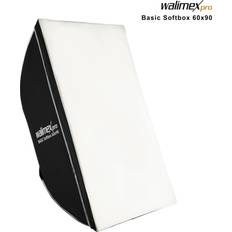 Mantona Walimex pro Softbox 60 x 90 cm, 360° Rotatable, Includes Front and Rear Diffuser, Transport Bag, Bowens Adapter, Ideal for Product and People Photography