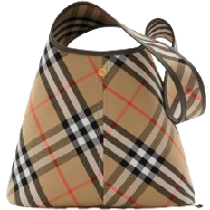 Burberry Small Check Shoulder Bag - Sand