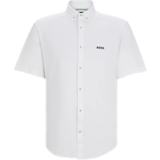 Hugo boss boss in motion HUGO BOSS Men's Motion Short Sleeve Shirt - White