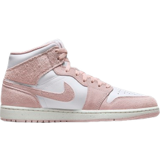 Nike Pink Sneakers Nike Air Jordan 1 Mid SE M - White/Sail/Legend Pink