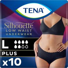 Inkontinensskydd TENA Silhouette Plus Black Low Waist L 10 st