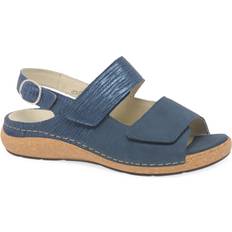 Waldläufer Tofflor & Sandaler Waldläufer WALDLAUFER Women's Heliett Womens Sandals Navy