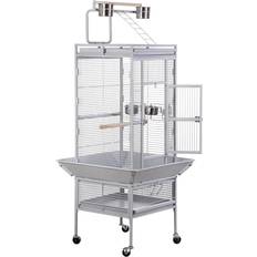 Bird cage stand Super Deal Pro 61-inch 2 in 1 Large Bird Cage with Rolling Stand