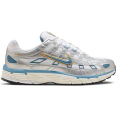 Textile Sneakers Nike P-6000 - White/Metallic Silver/Pale Ivory/Aegean Storm