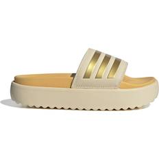 Adidas Adilette Platform - Crystal Sand/Gold Metallic/Semi Spark